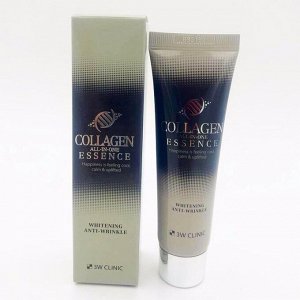 3W Коллагеновая эссенция Collagen All-In-One Essence Whitening Anti-Wrinkle 60мл
