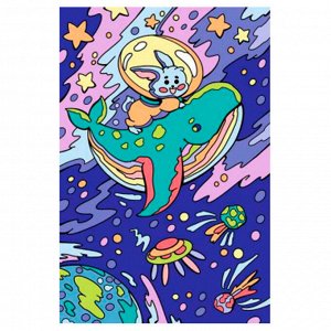 Набор для творчества Картина по номерам для малышей "Зайчик и кит" Ркн-091 Lori