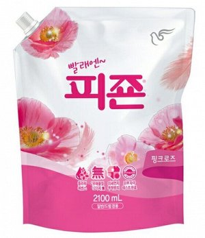 Кондиционер для белья с ароматом розы Pigeon Rose Softener 2100мл (мягкая упаковка)
