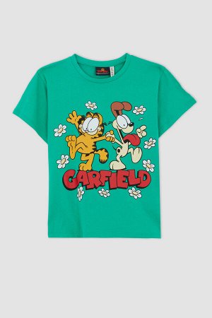 Футболка Girl Garfield Regular Fit с коротким рукавом