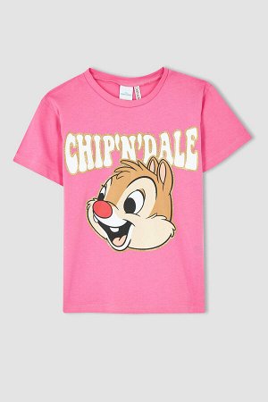 Футболка с коротким рукавом стандартного кроя Chip 'n' Dale для девочек