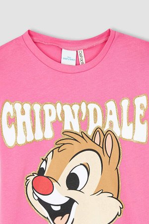 Футболка с коротким рукавом стандартного кроя Chip 'n' Dale для девочек