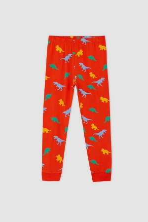DEFACTO Пижамный комплект с принтом динозавров для мальчиков