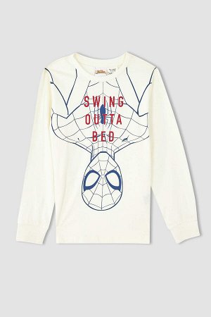 Пижамный комплект Человека-паука с длинными рукавами для мальчиков