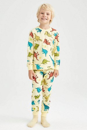 Пижамный комплект с длинными рукавами для мальчиков