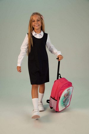 Платье без рукавов трапециевидной формы для девочек Back To School