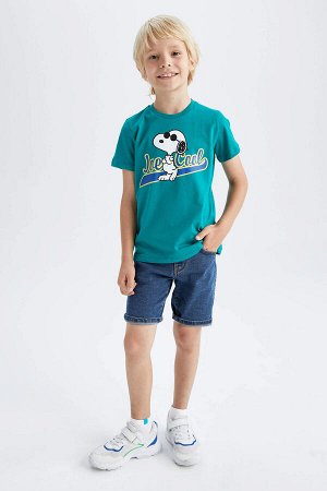 Футболка Boy Snoopy Licensed Regular Fit с круглым вырезом и короткими рукавами с короткими рукавами