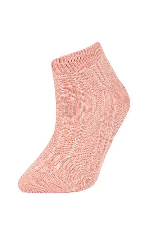 Комплект из 5 коротких носков из хлопка для девочек