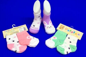 ЮстаТекс носки детские 3с201 на девочек "Разноцветные ножки"