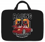 Папка школьная с ручками 350х265х60 мм &quot;RACE AND DRIFT&quot; ткань ПТРТМР-РНД SchoolФормат {Россия}