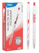 Ручка автоматическая шариковая Arrow EQ24-RD красная 0.7мм (1503204) Deli {Китай}