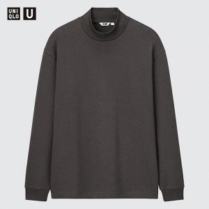 UNIQLO - пуловер с воротником-стойкой - серый