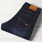 Мужские классические джинсы, цвет темно-синий