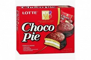 Печенье Lotte Choco Pie в глазури 12шт*28г