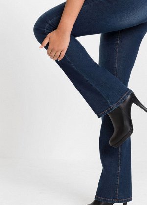 Джинсы Bootcut с в|синий