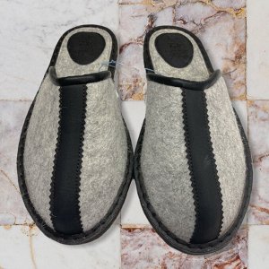 Тапочки войлочные без пятки Bogts (36-37, серый)