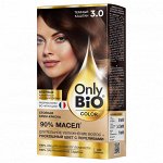 Краска-крем для волос &quot;Only Bio COLOR&quot; т. 3.0 Тёмный Каштан 115мл.арт.GB-8025