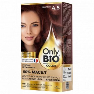 Краска-крем для волос "Only Bio COLOR" т.4.5 Махагон 115мл.арт.GB-8028