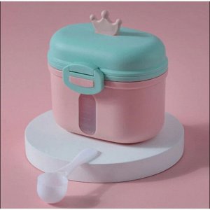 Контейнер для хранения детского питания «Корона», 240р., цвет розовый
