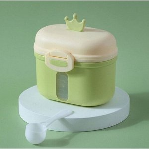 Контейнер для хранения детского питания «Корона», 240р., цвет зеленый