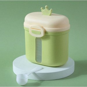 Контейнер для хранения детского питания «Корона», 360р., цвет зеленый