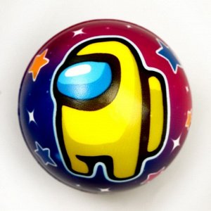 Мягкий мяч «Космос», 6,3 см, МИКС