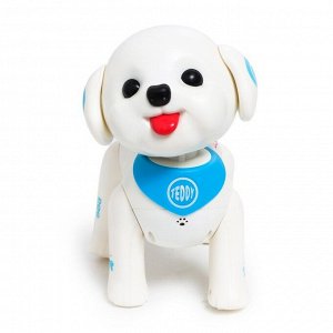 Робот собака «Мой дружок» IQ BOT, на пульте управления, интерактивный: реагирует на хлопки, на батарейках, на русском языке