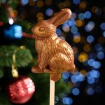 Фигура из молочного шоколада &quot;Кролик на палочке&quot; , 31 г