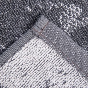 Полотенце именное махровое Этель "Виктор" серый, 50х90см, 100% хлопок, 420гр/м2