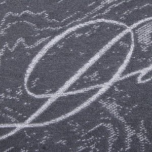 Полотенце именное махровое Этель "Дмитрий" серый, 50х90см, 100% хлопок, 420гр/м2