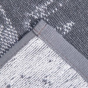Полотенце именное махровое Этель "Дмитрий" серый, 50х90см, 100% хлопок, 420гр/м2
