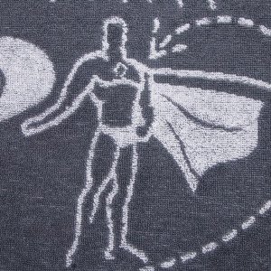 Полотенце махровое Этель "Папа супергерой" 50х90см, 100% хлопок, 420гр/м2