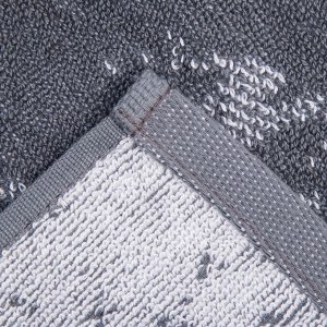 Полотенце именное махровое Этель «Николай», 50x90 см, 100% хлопок, 420 г/м², серое
