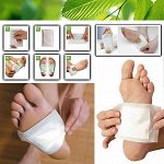 Kinoki Detox уп-10шт Детоксикационный пластырь для стоп 15см-10см