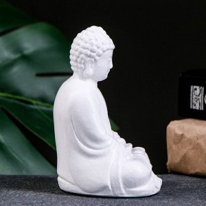 Подставка для благовоний "Будда сидит" белый, 12см
