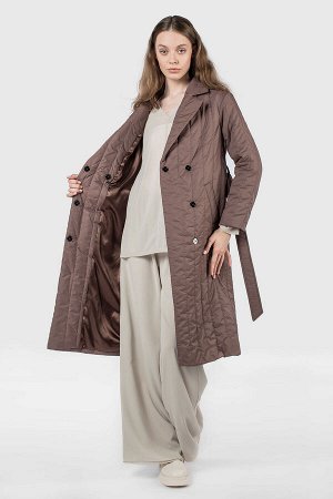 01-11327 Пальто женское демисезонное (пояс)