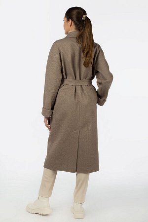 01-11262 Пальто женское демисезонное (пояс)