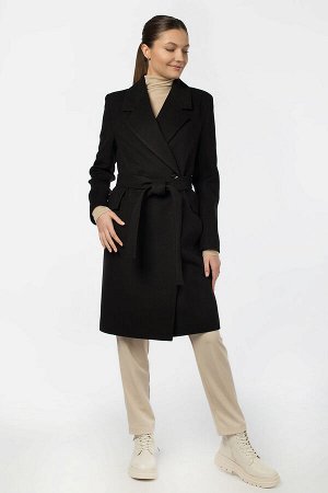 01-11256 Пальто женское демисезонное (пояс)