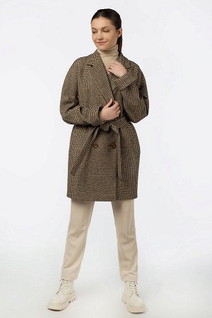 01-11132 Пальто женское демисезонное (пояс)