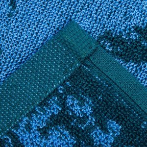 Полотенце именное махровое Этель "Роман" синий, 50х90см, 100% хлопок, 420гр/м2