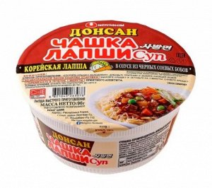 Лапша быстрого приготовления Донсан в соусе из черных бобов Nongshim, чашка 96 г