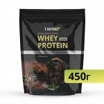 1WIN Протеин Whey Protein / Белковый коктейль для похудения, без сахара,(шоколадный пирог) 450гр.