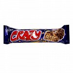CRAZY / Вафельный батончик с молочным шоколадом и воздушным рисом 30гр
