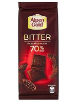 Шоколад Alpen Gold горький 80г