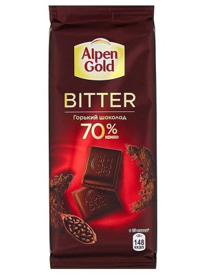Шоколад Alpen Gold горький 75г