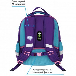 Рюкзак Berlingo Kids ""Positive"" 36*27*12см, 1 отделение, 2 кармана, эргономичная спинка, LED кант