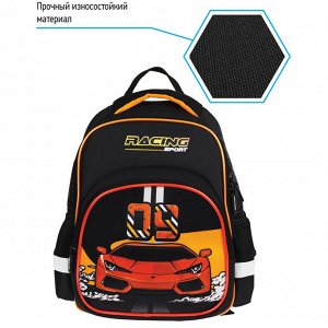 Рюкзак Berlingo Kids ""Racing sport"" 36*27*12см, 1 отделение, 2 кармана, эргономичная спинка, LED кан