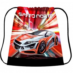 Сумка для сменной обуви, ткань Speed car