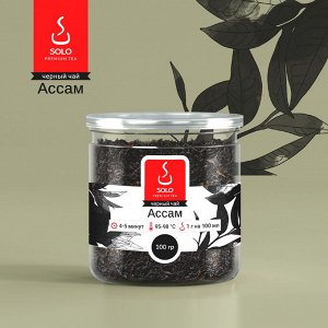 Чай черный Ассам SOLO, ПЭТ БАНКА, 100г