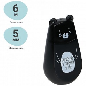 Корректирующая лента MESHU ""Cute Friends"", 5мм*6м, ПВХ-бокс, ассорти, европодвес